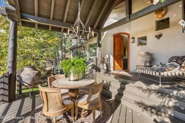 a view of an outdoor seating