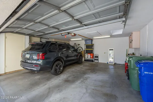 a view of car garage