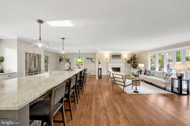 a dining room with furniture window wooden floor