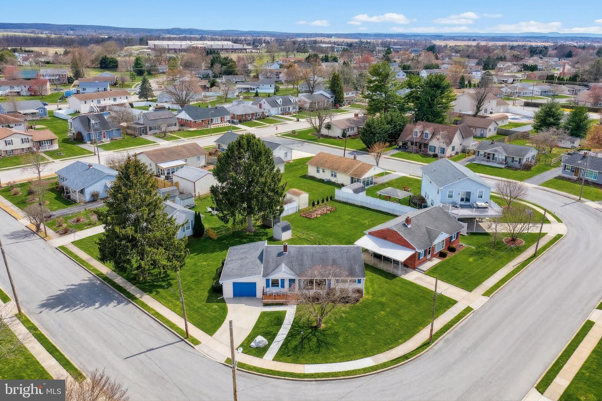 30 Lincoln Drive Hanover, PA 17331 - Photo 64 of 74 an aerial view of residential houses with outdoor space and swimming pool
