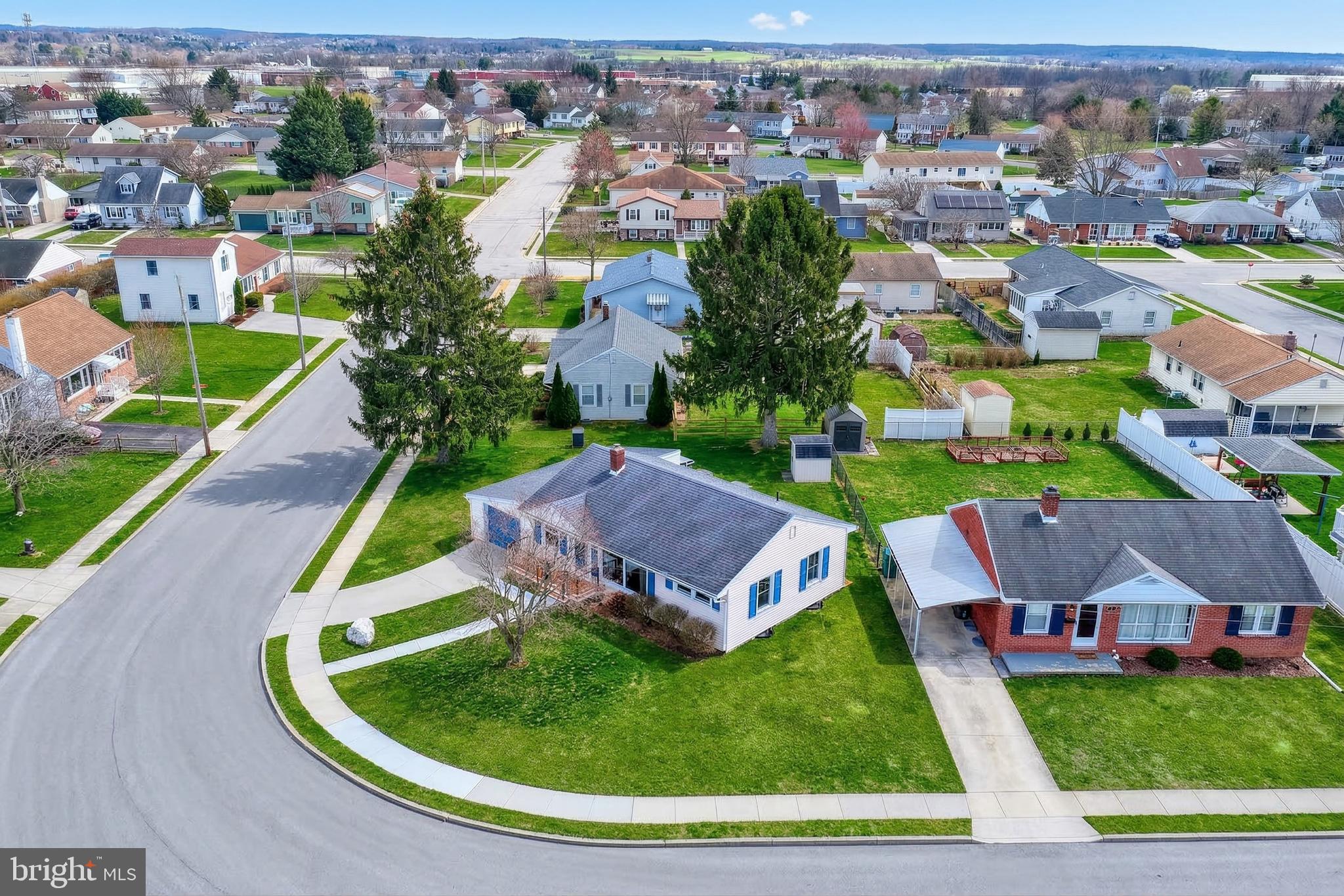 30 Lincoln Drive Hanover, PA 17331 - Photo 66 of 74 an aerial view of residential houses with outdoor space and parking