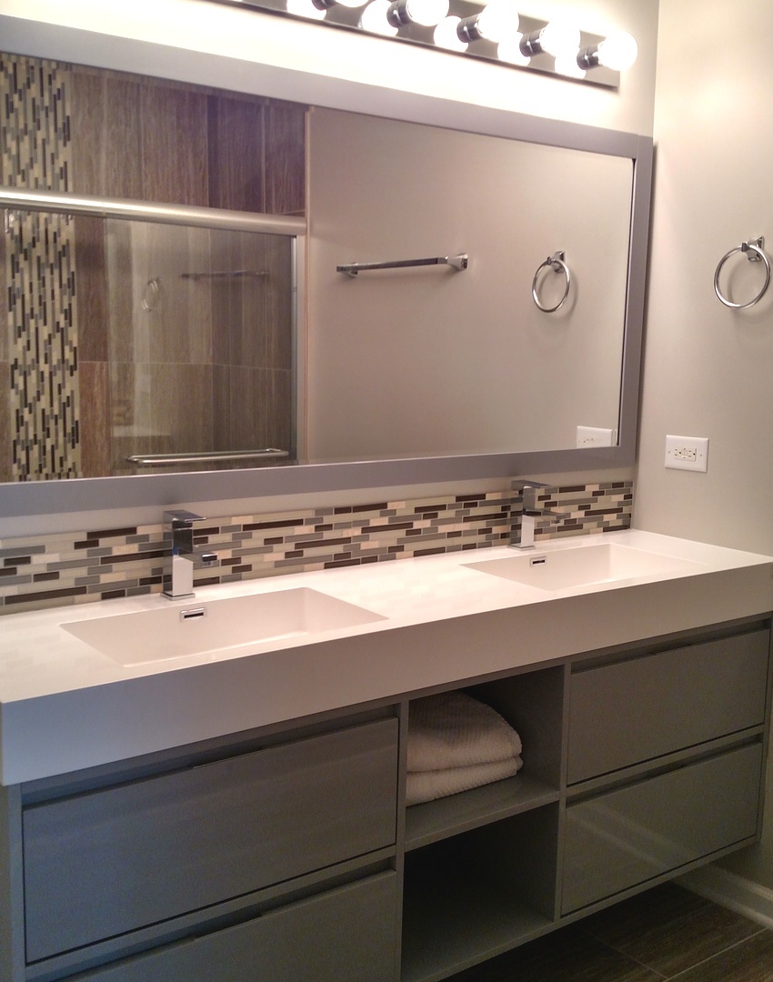 103 Crabtree Road East Dundee, IL 60118 - Photo 18 of 50 a sink with a granite counter top and a stove