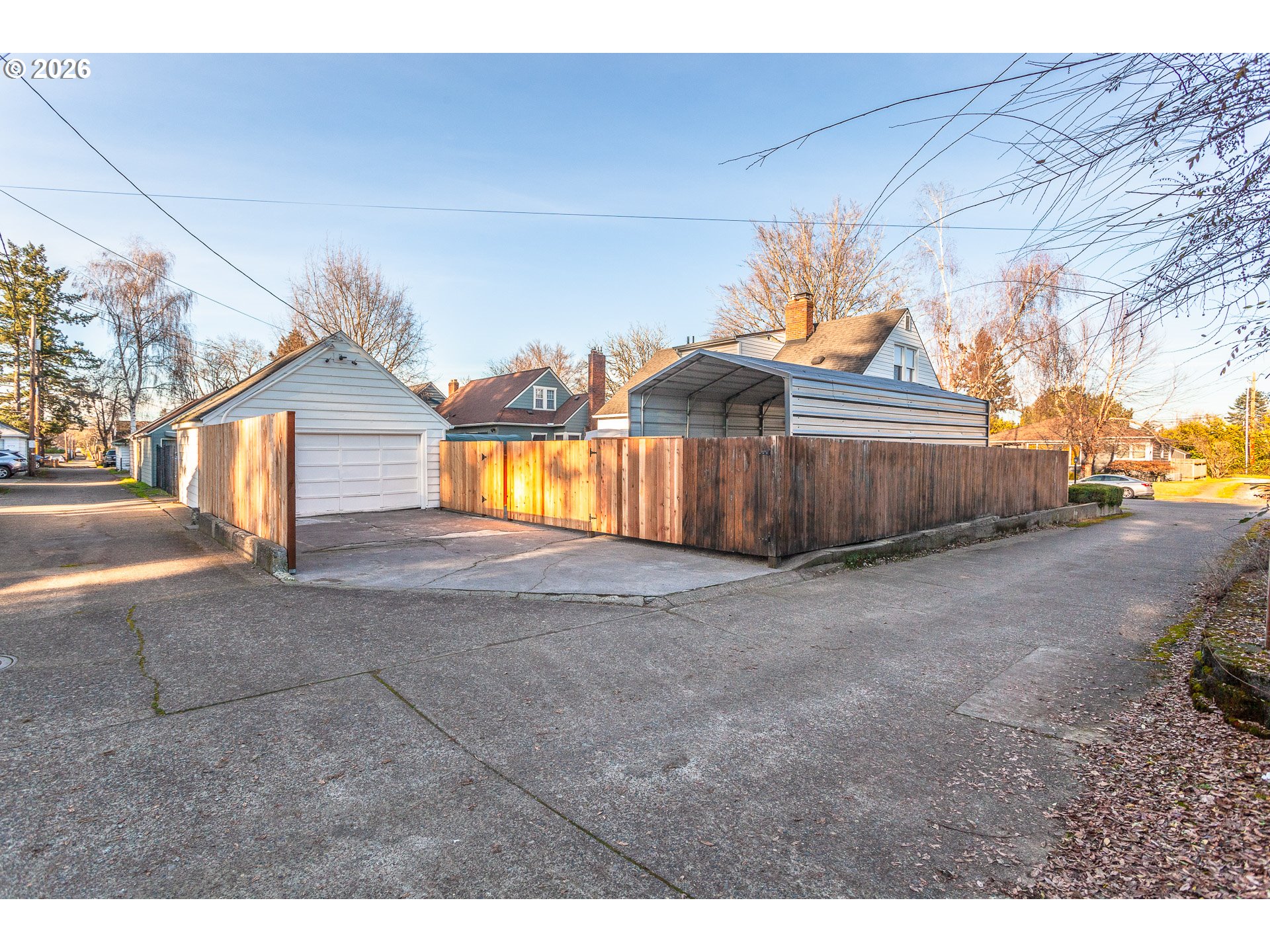 4760 North Harvard Street Portland, OR 97203 - Photo 34 of 43 a view of a backyard of a house
