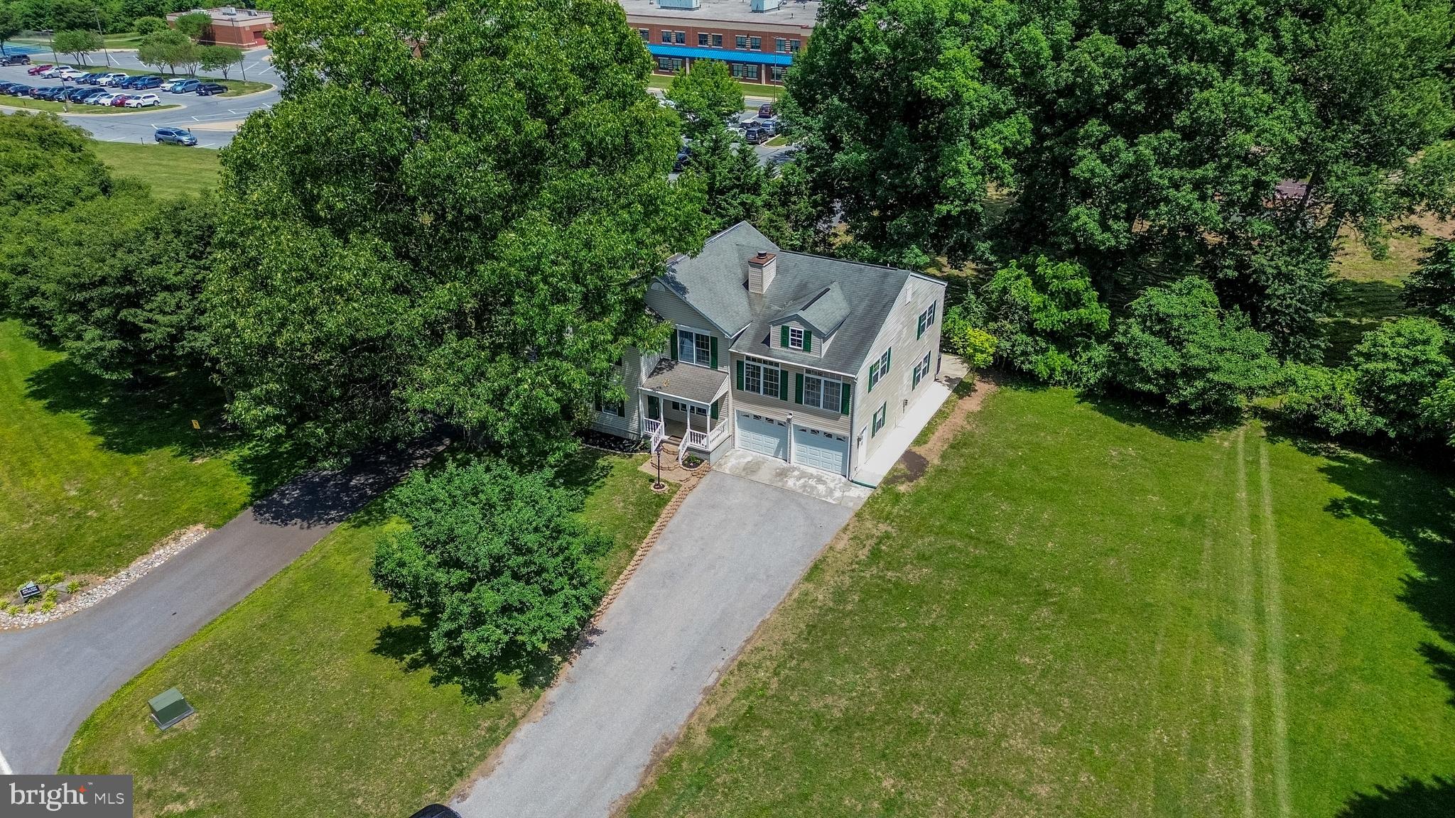 4751 Ten Oaks Road Dayton, MD 21036 - Photo 41 of 49 Lot line is appx 6 feet from right side of home