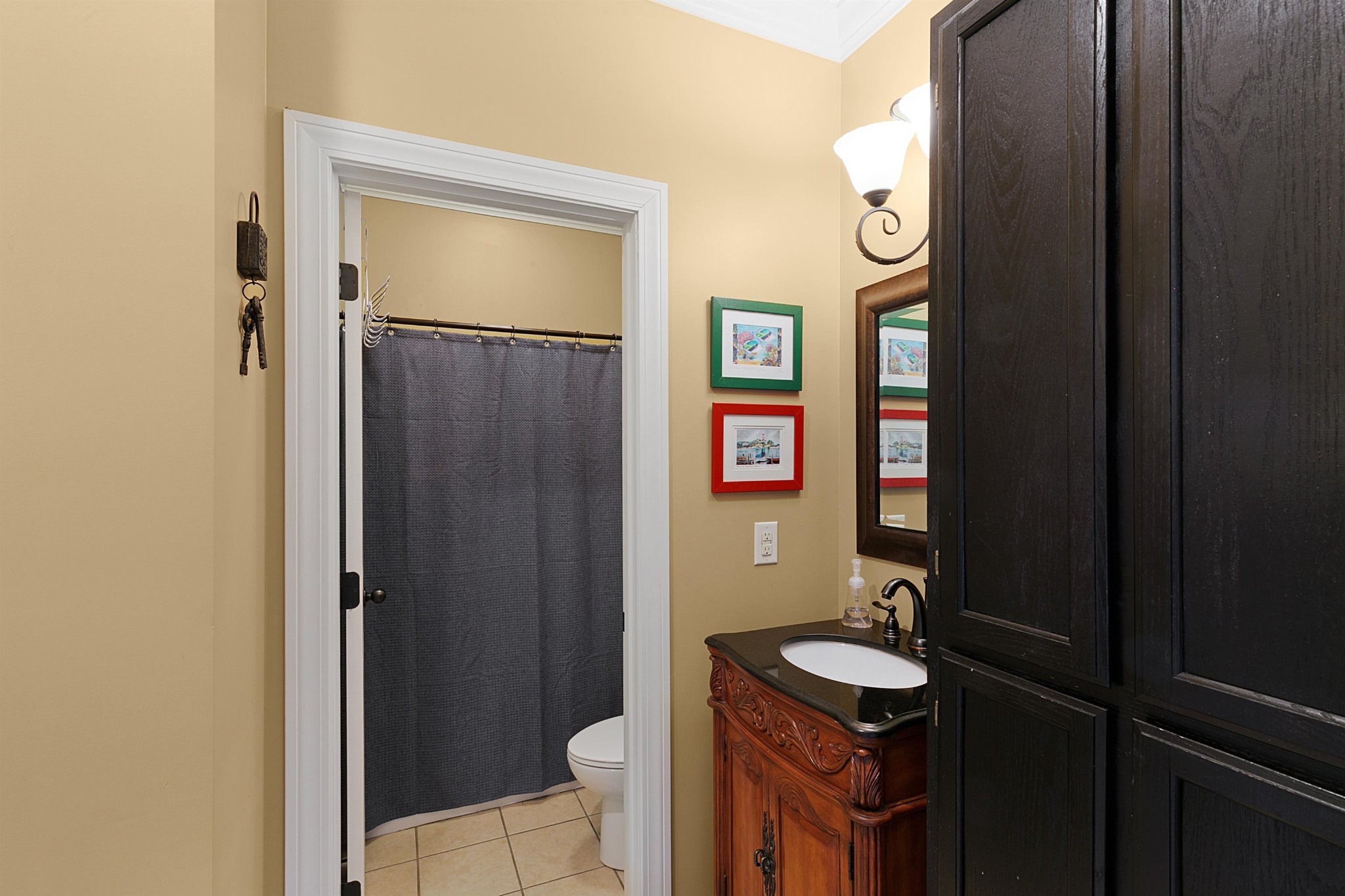 80 Viewpoint Cove Counce, TN 38326 - Photo 17 of 23 a bathroom with a toilet sink vanity and mirror