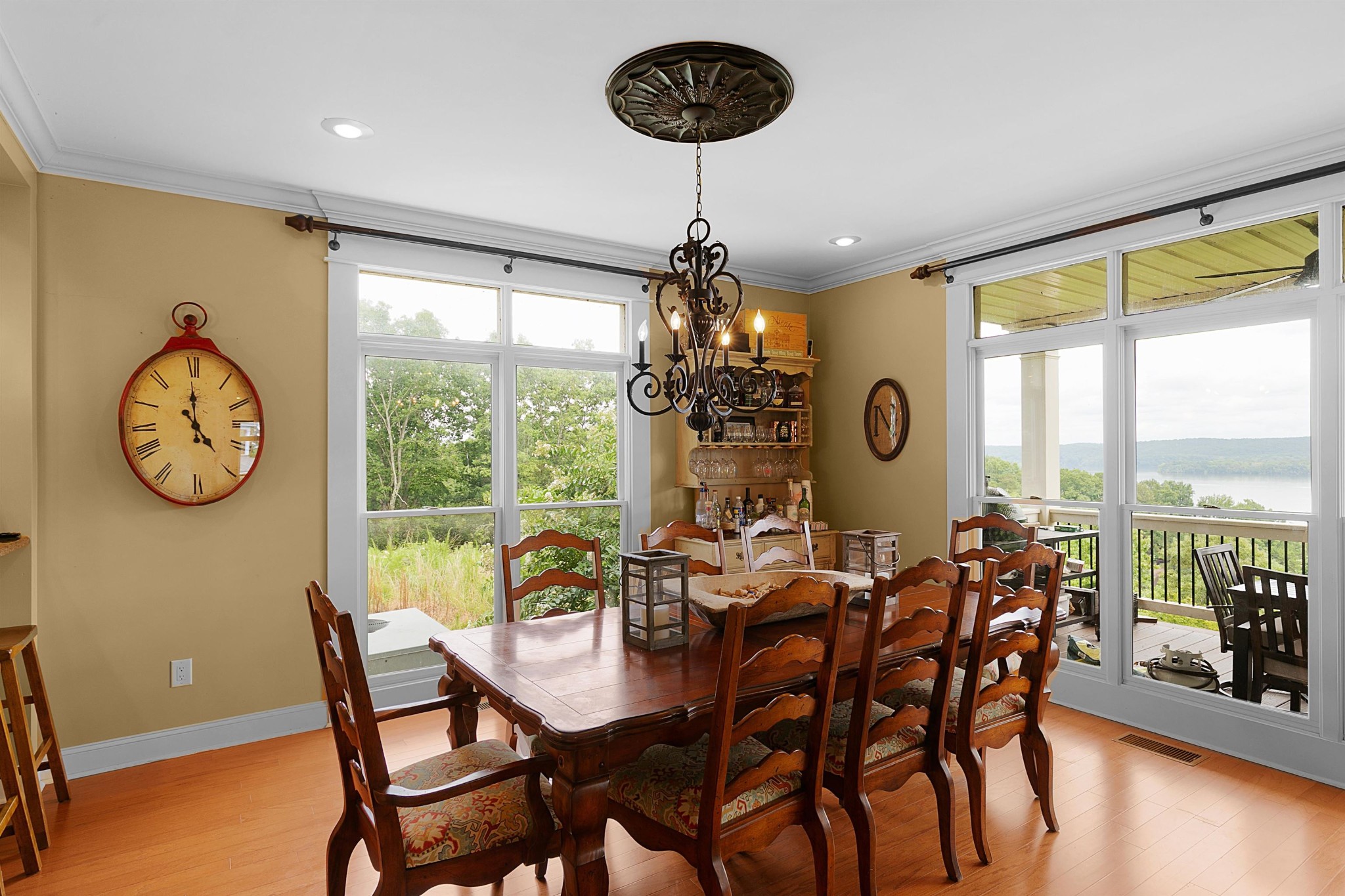80 Viewpoint Cove Counce, TN 38326 - Photo 7 of 23 a dining room with furniture a chandelier and a rug