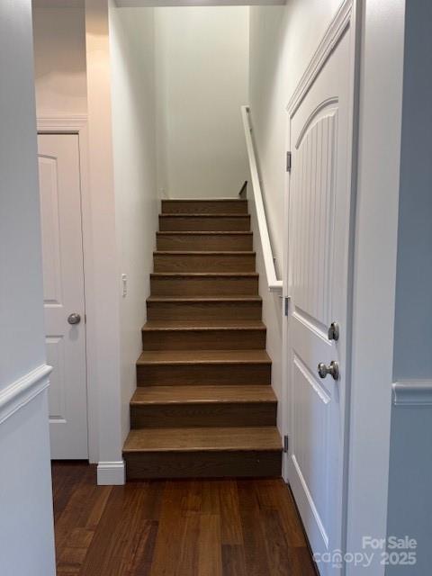 73 Wisdom Cove Road Flat Rock, NC 28731 - Photo 24 of 41 a view of entryway with wooden floor and stairs