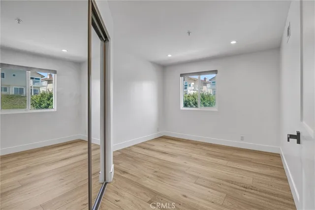 an aerial view of house with yard