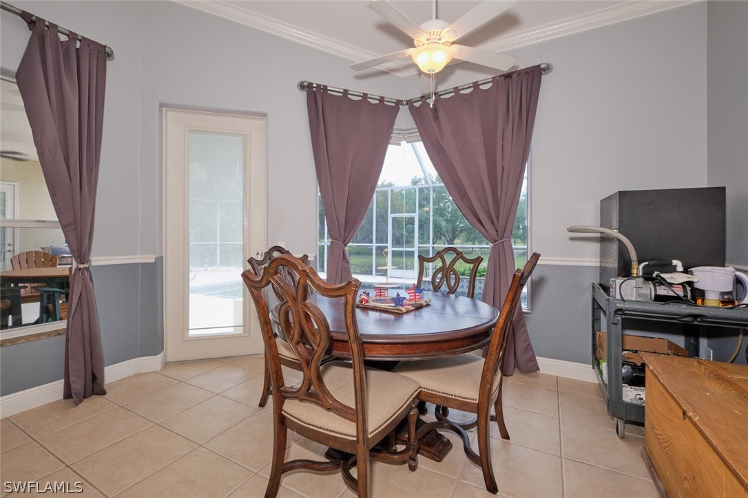 2050 Balsey Road Alva, FL 33920 - Photo 14 of 35 a dining room with furniture and window