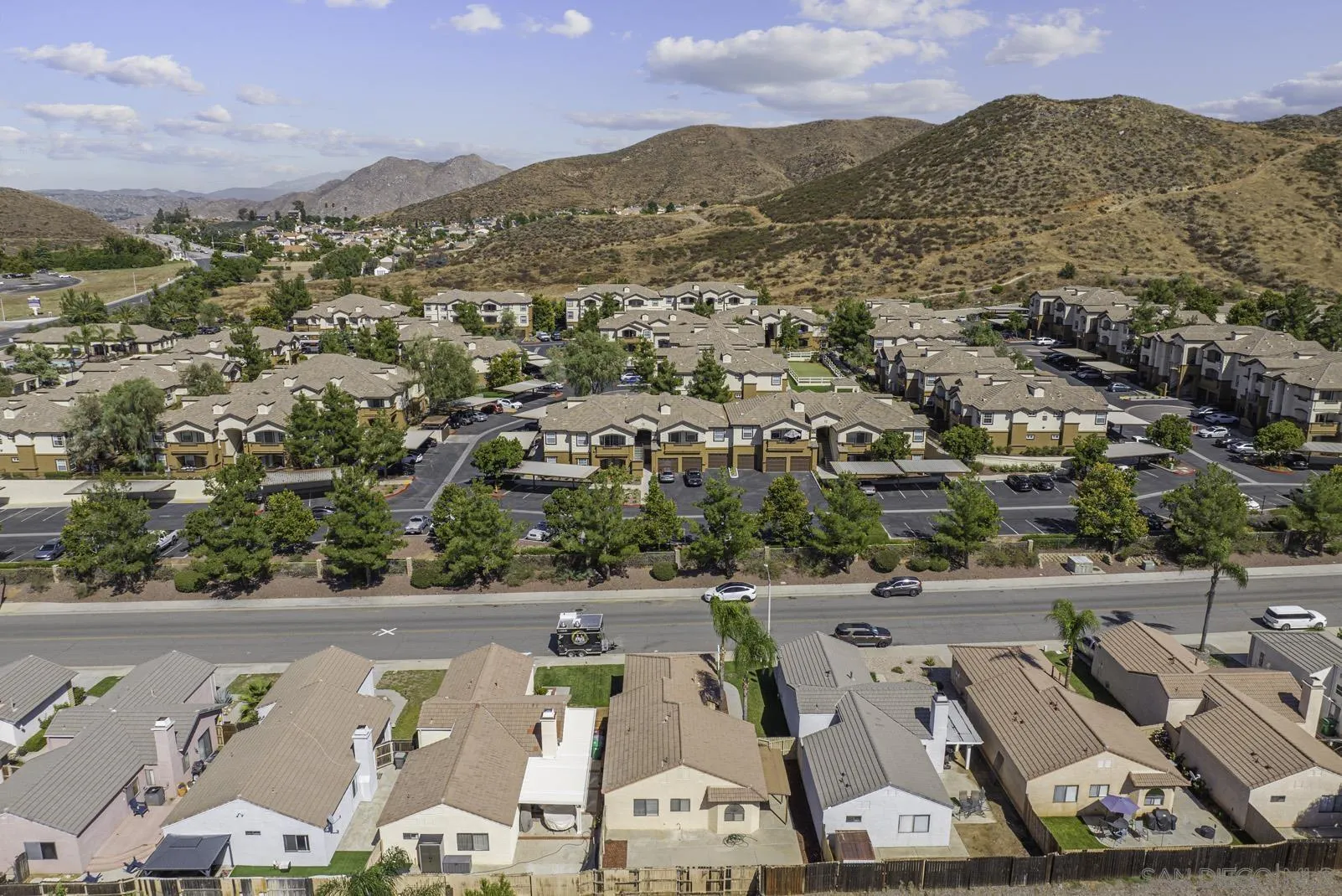 27823 Antelope Road Menifee, CA 92585 - Photo 41 of 49 an aerial view of a city with lots of residential buildings