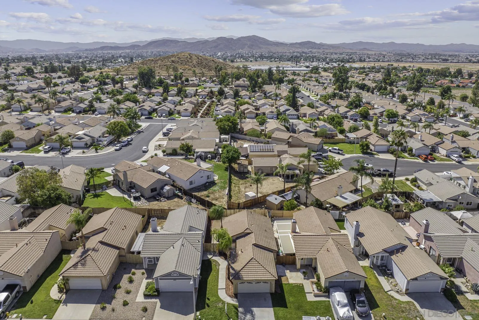 27823 Antelope Road Menifee, CA 92585 - Photo 44 of 49 an aerial view of a city with lots of residential buildings