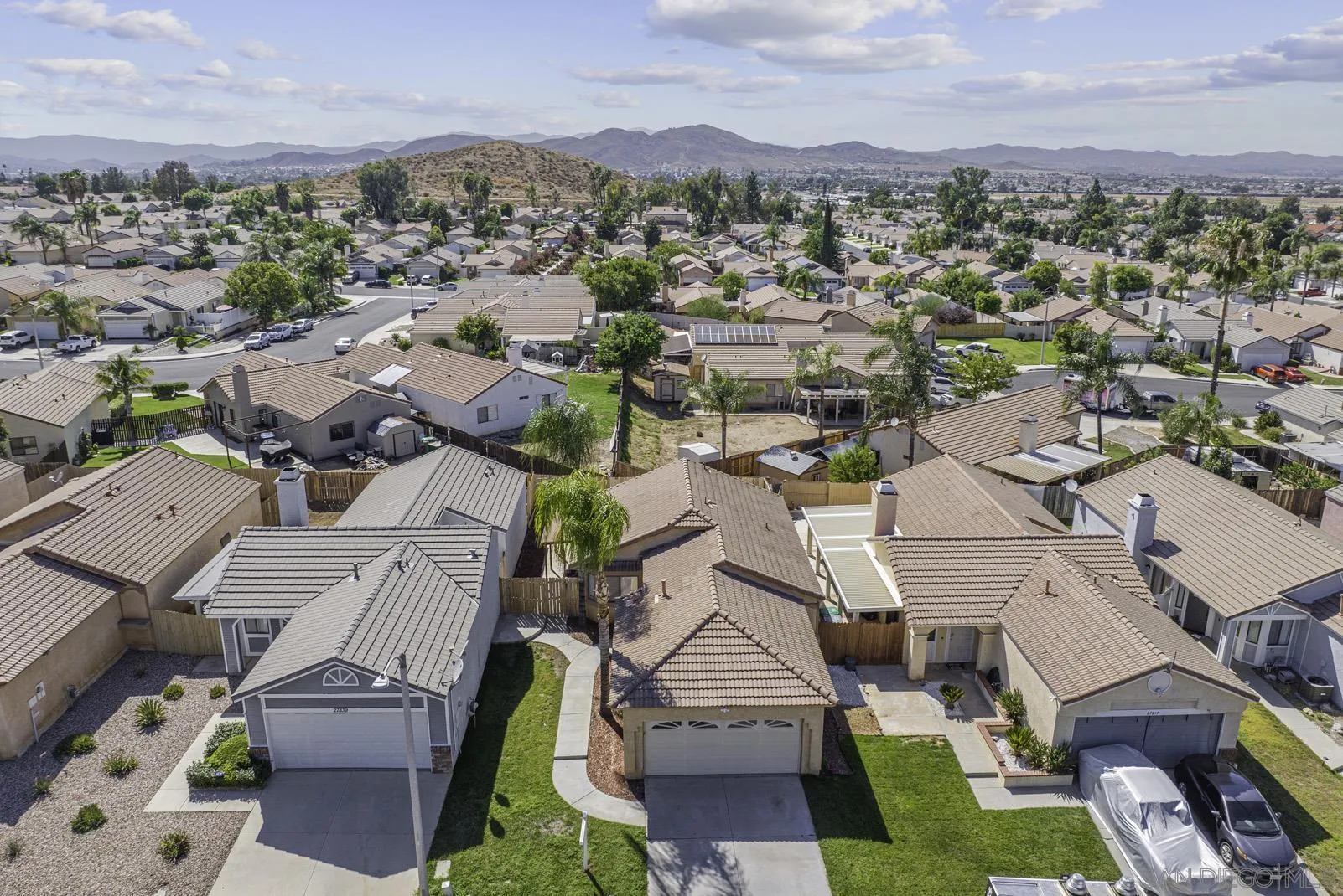 27823 Antelope Road Menifee, CA 92585 - Photo 49 of 49 an aerial view of a city with lots of residential buildings