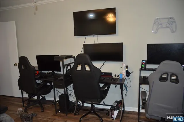 a room with furniture and a table