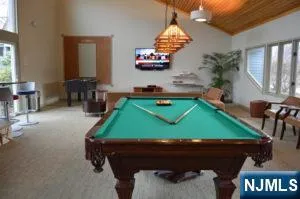 a room with gym equipment