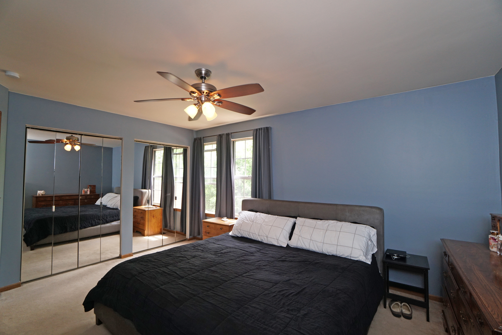 23 North Oltendorf Road Streamwood, IL 60107 - Photo 15 of 35 a bedroom with a bed and a large window