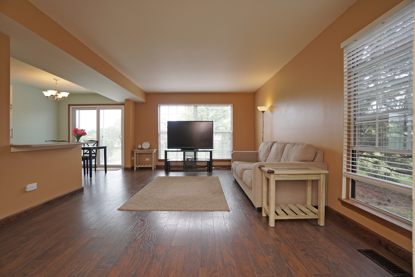 23 North Oltendorf Road Streamwood, IL 60107 - Photo 6 of 35 a living room with furniture and a flat screen tv