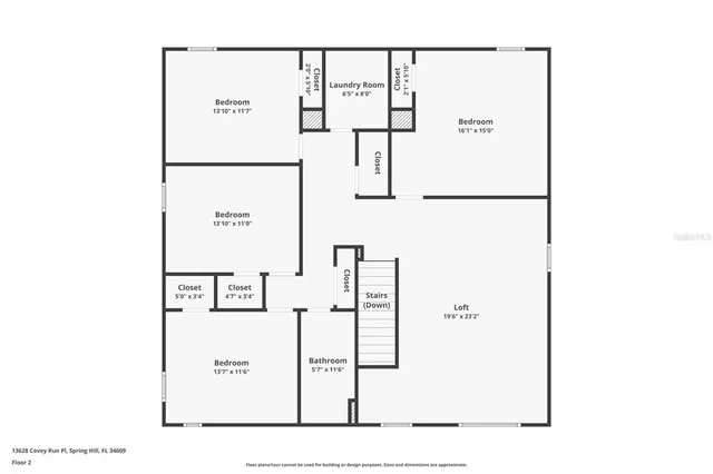 $445,000 | 13628 Covey Run Place, Spring Hill, FL 34609