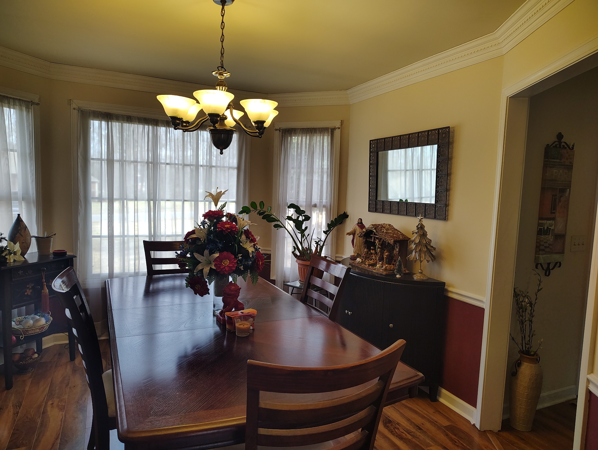 29 Bluebird Lane Lafayette, TN 37083 - Photo 11 of 17 a view of a dining room with furniture window and wooden floor