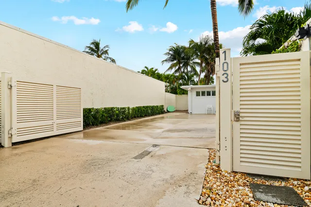 a living room with a patio
