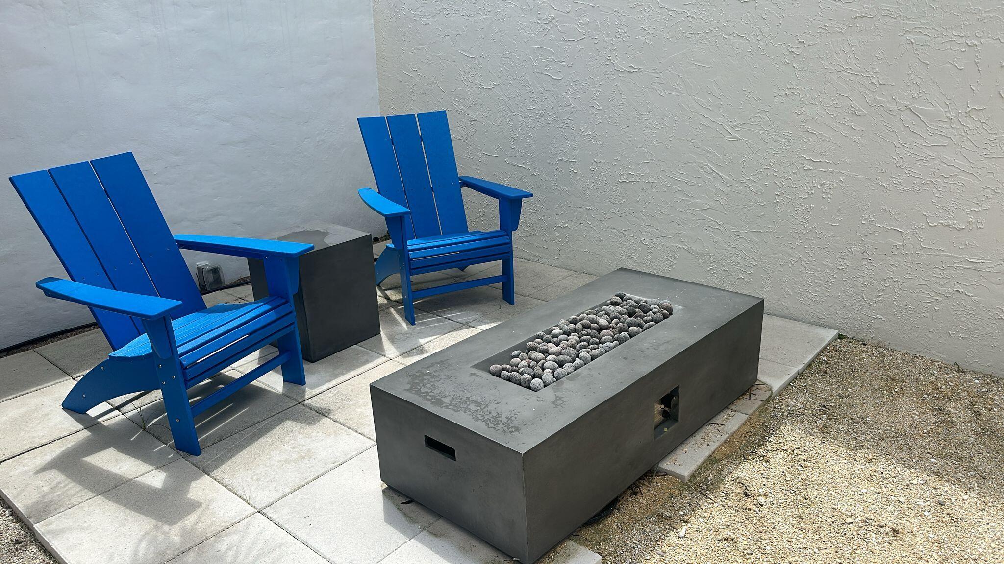 Undisclosed Address Jupiter, FL 33477 - Photo 97 of 107 Private seating area with firepit