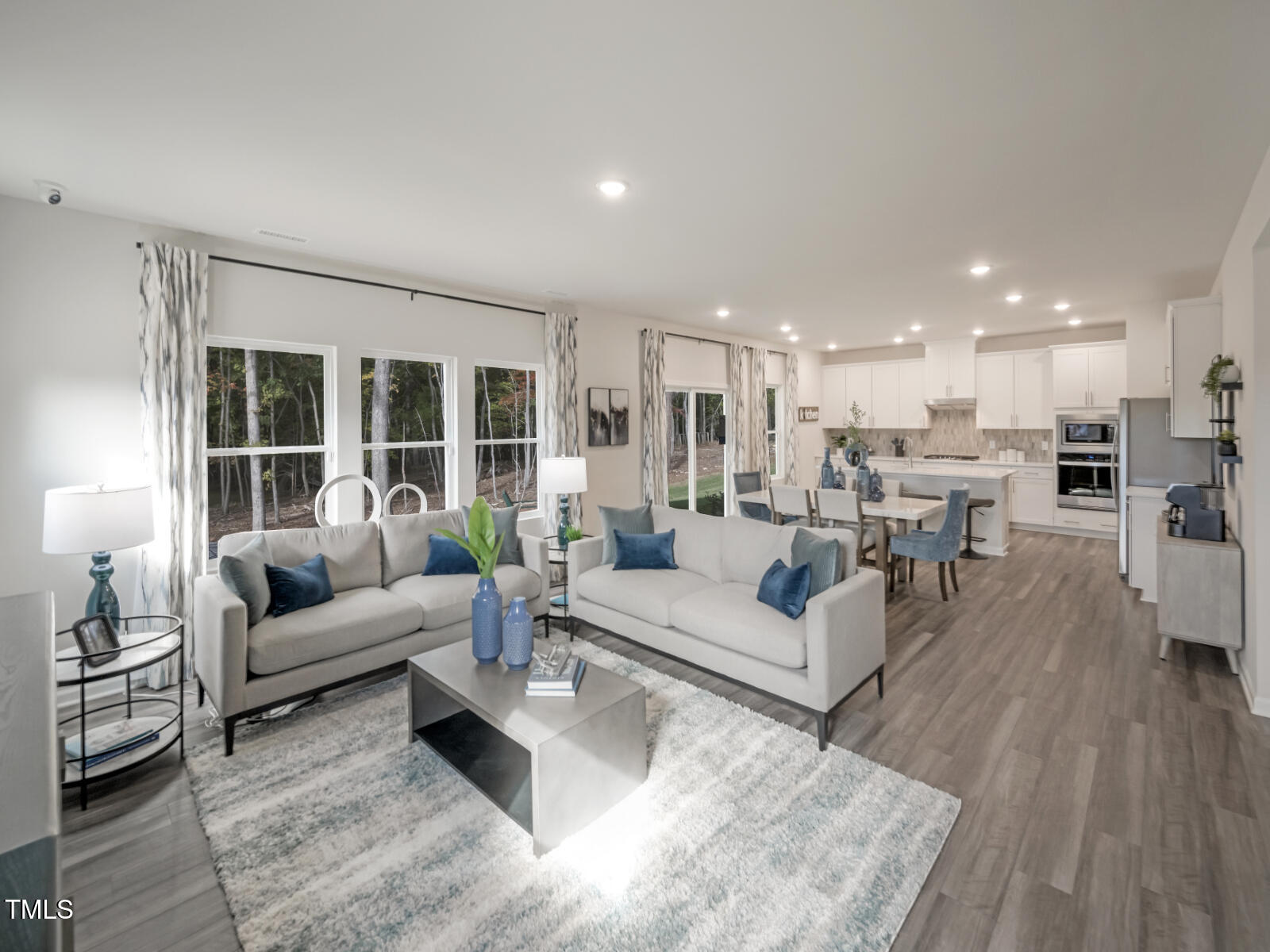 4036 Wesley Chapel Way Raleigh, NC 27616 - Photo 31 of 45 a living room with furniture and a large window