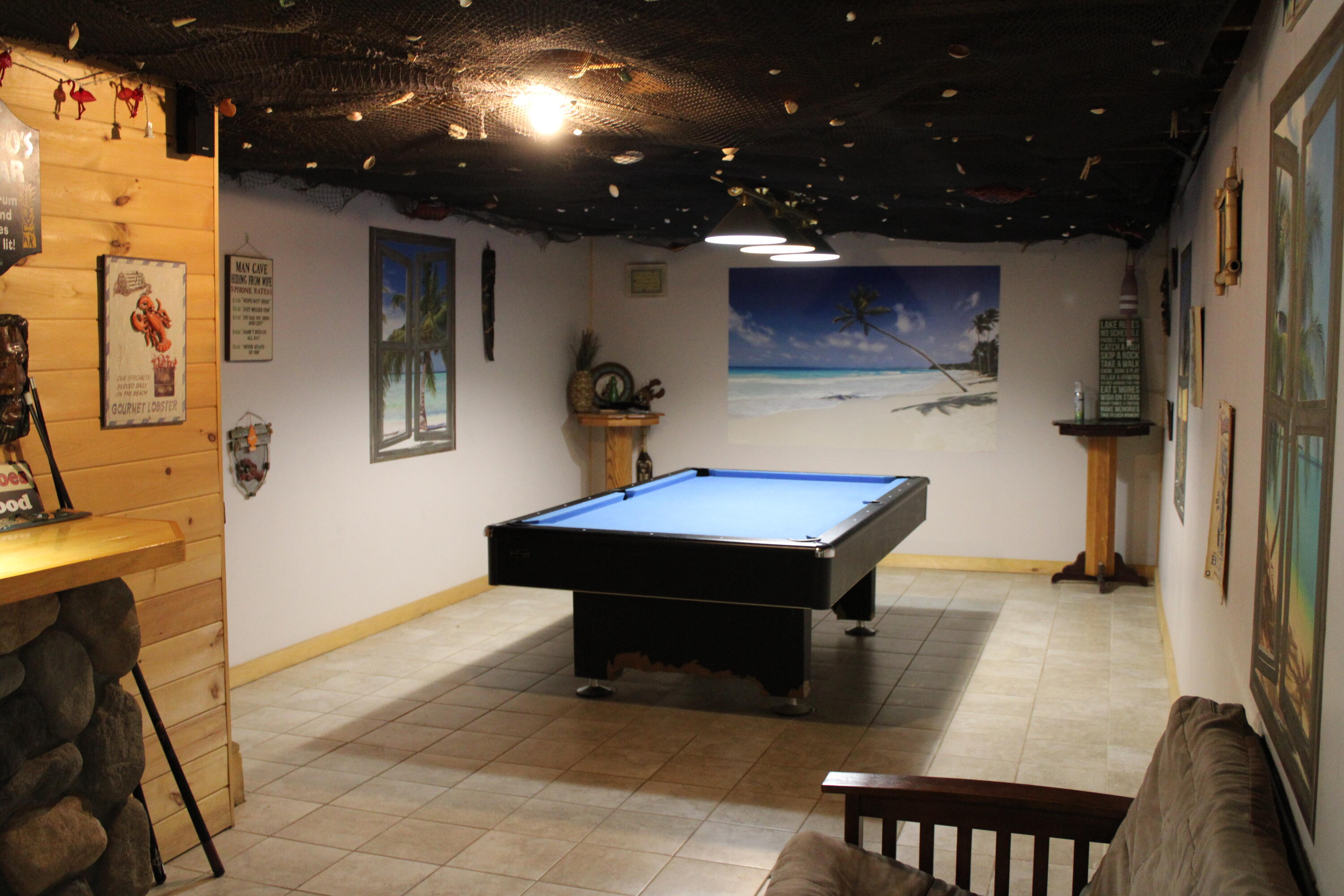 16 Maple Drive Northfield, ME 04654 - Photo 47 of 51 Bonus Room- Bar Area to Pool Table