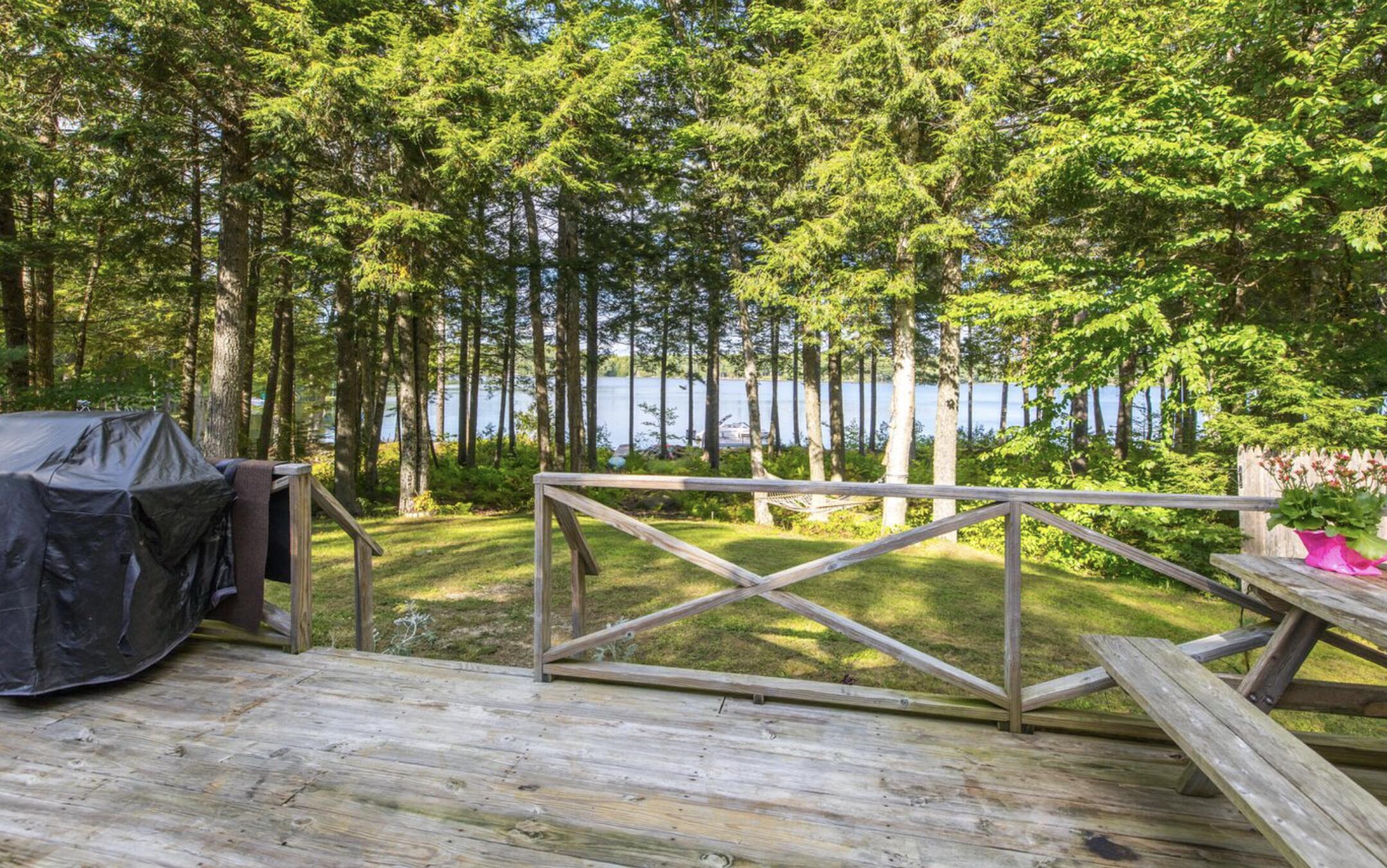 16 Maple Drive Northfield, ME 04654 - Photo 9 of 51 Lake from deck- Summer