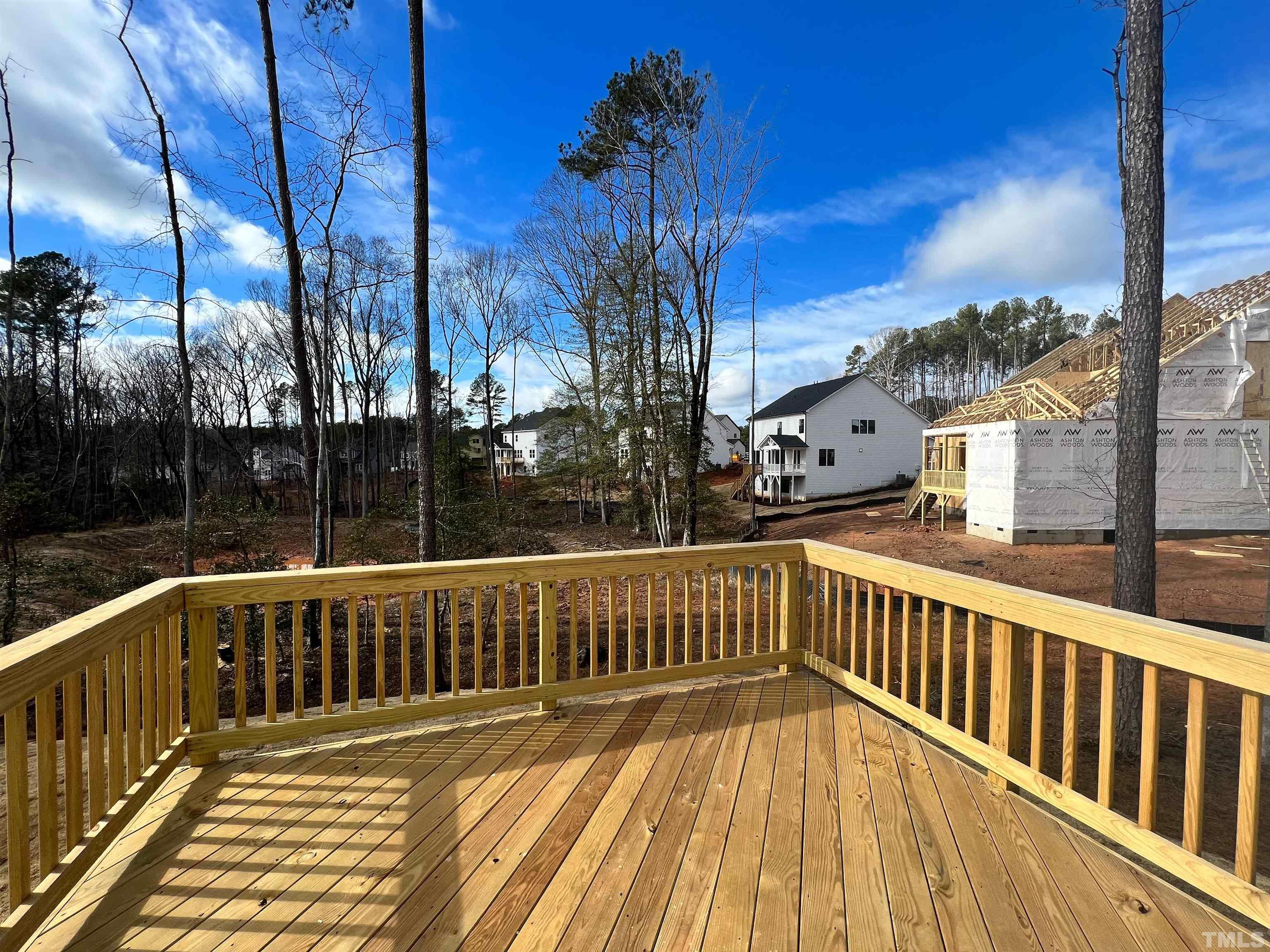 7613 Hasentree Way Wake Forest, NC 27587 - Photo 13 of 39 a view of a two chairs on the roof deck