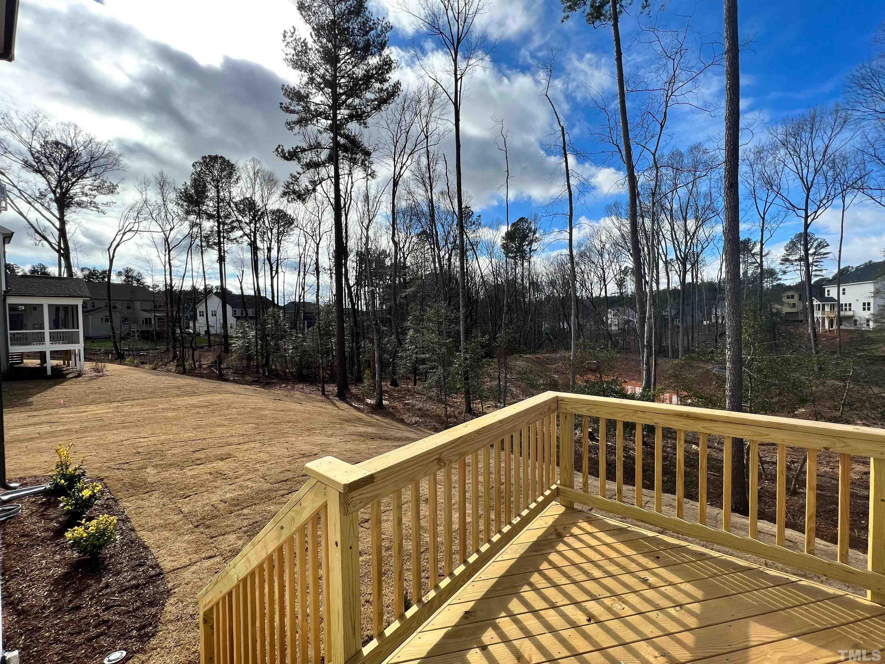 7613 Hasentree Way Wake Forest, NC 27587 - Photo 14 of 39 a view of a balcony with yard