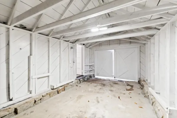a view of a room with an empty space