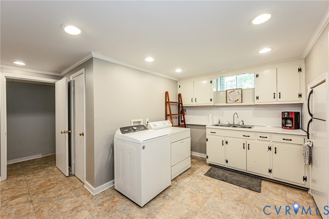 15611 Robert Terrell Road Montpelier, VA 23192 - Photo 18 of 28 Utility space featuring tiled flooring, recessed l