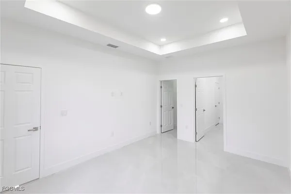 a view of an empty room