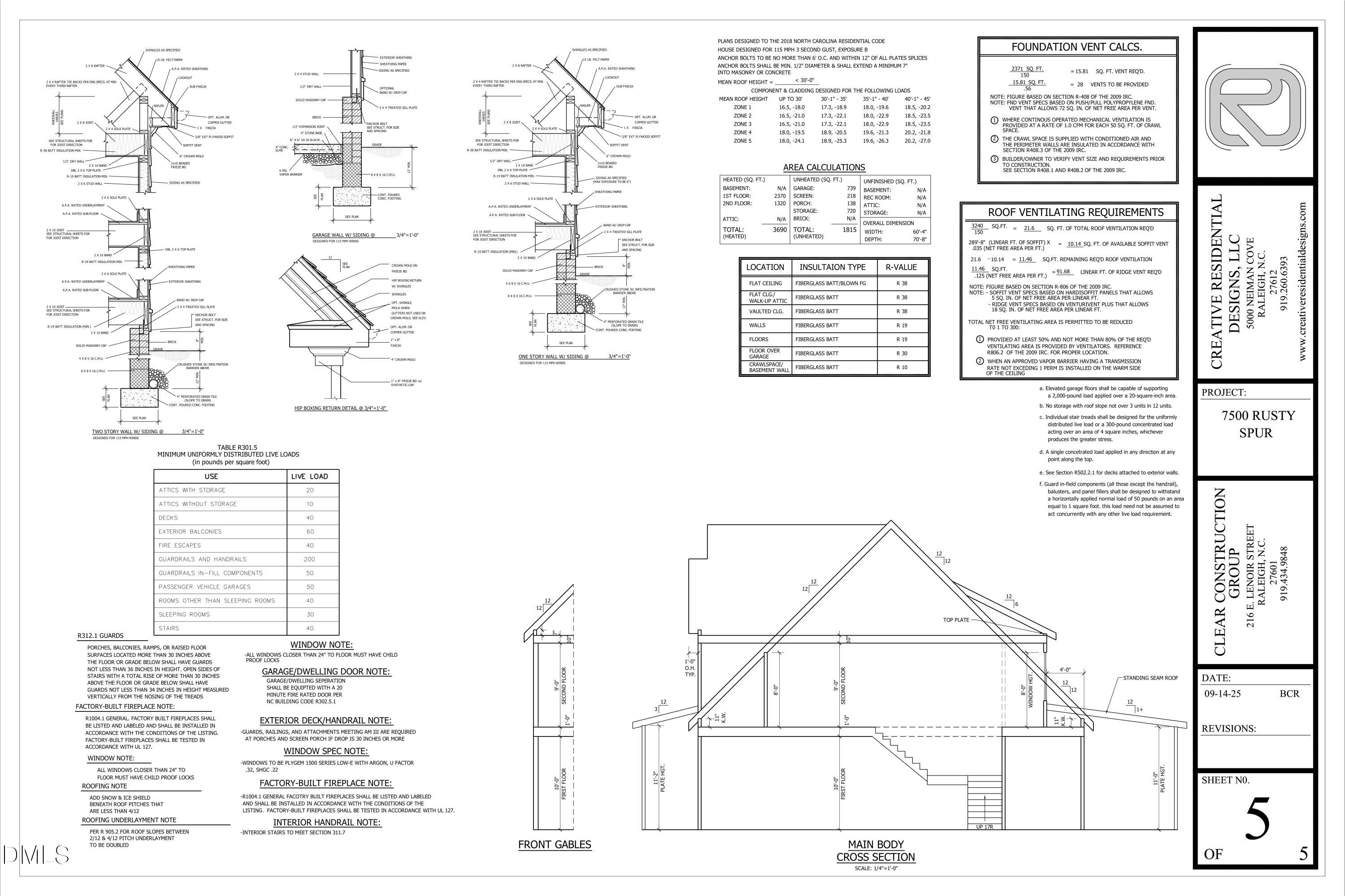 7500 Rusty Spur Lane Raleigh, NC 27614 - Photo 6 of 15 Final plans_7500 Rusty Spur-5
