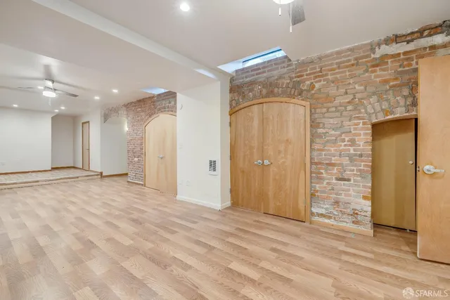 a view of an empty room