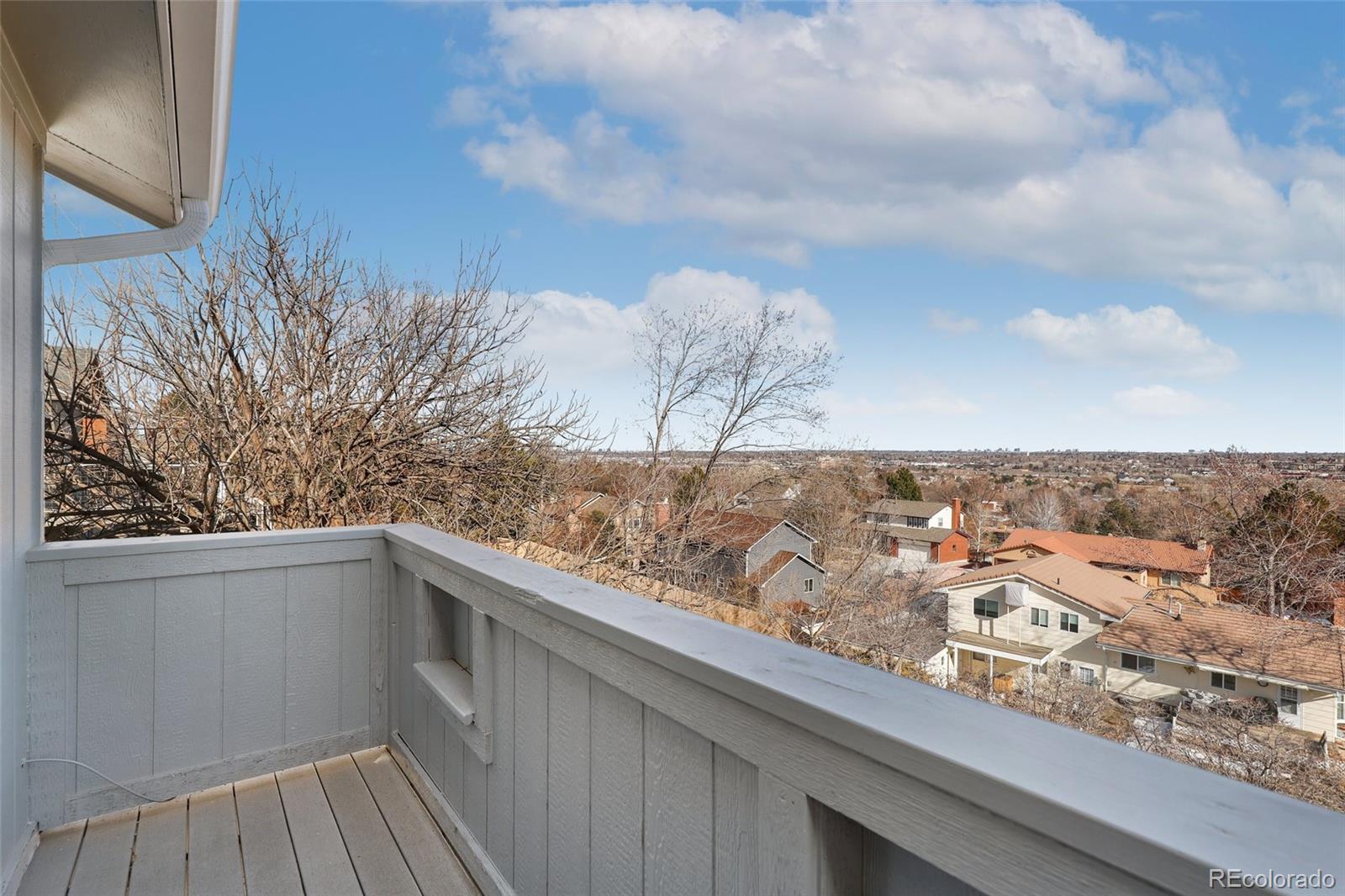 5484 South Cimarron Road Littleton, CO 80123 - Photo 23 of 40 a view of a terrace from a balcony