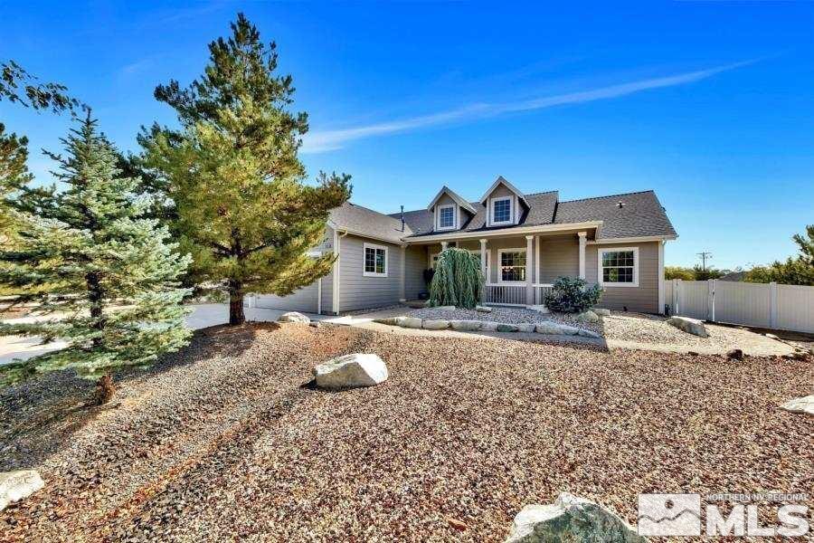 2603 Skyline Drive Minden, NV 89423 - Photo 5 of 40 front view of a house with a patio