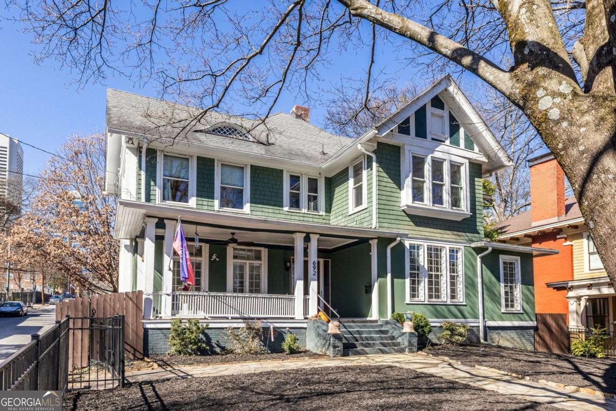 692 Myrtle Street Northeast Atlanta, GA 30308 - Photo 65 of 73 a front view of residential houses