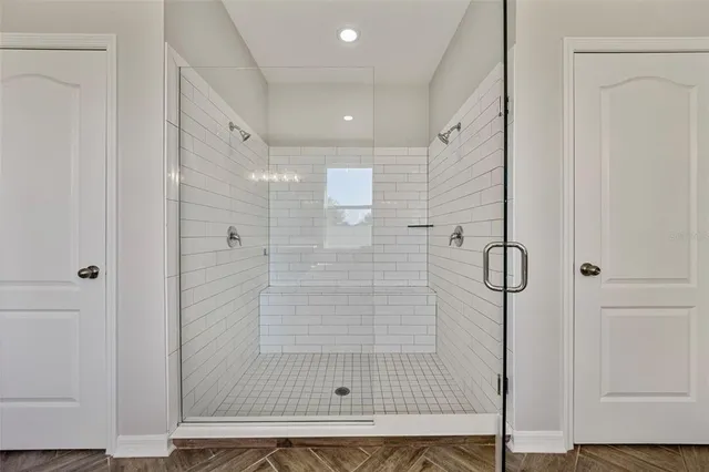 a view of city and ocean