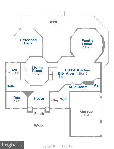 20179 Gleedsville Road Leesburg, VA 20175 - Photo 76 of 78 Main level floor plan