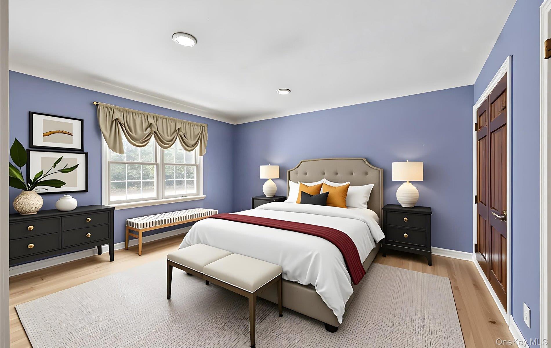 15 Tiber Road Syosset, NY 11791 - Photo 28 of 46 a bedroom with a bed and a dresser next to a window