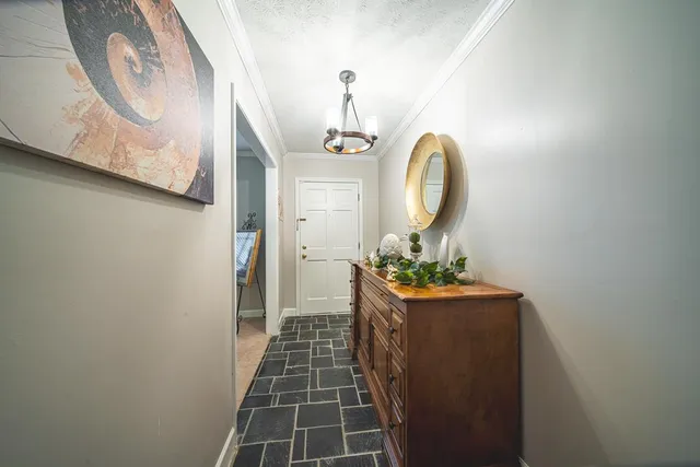 a front view of a house with entertaining space