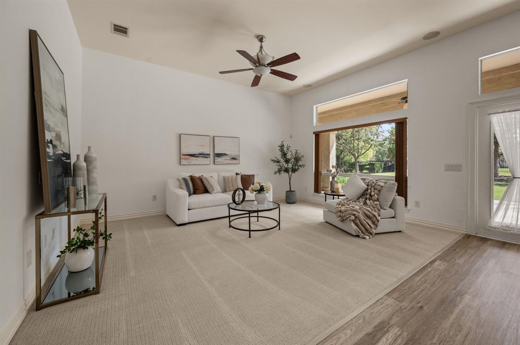 10605 Murray S Johnson Street Denton, TX 76207 - Photo 21 of 40 a living room with furniture and a large window