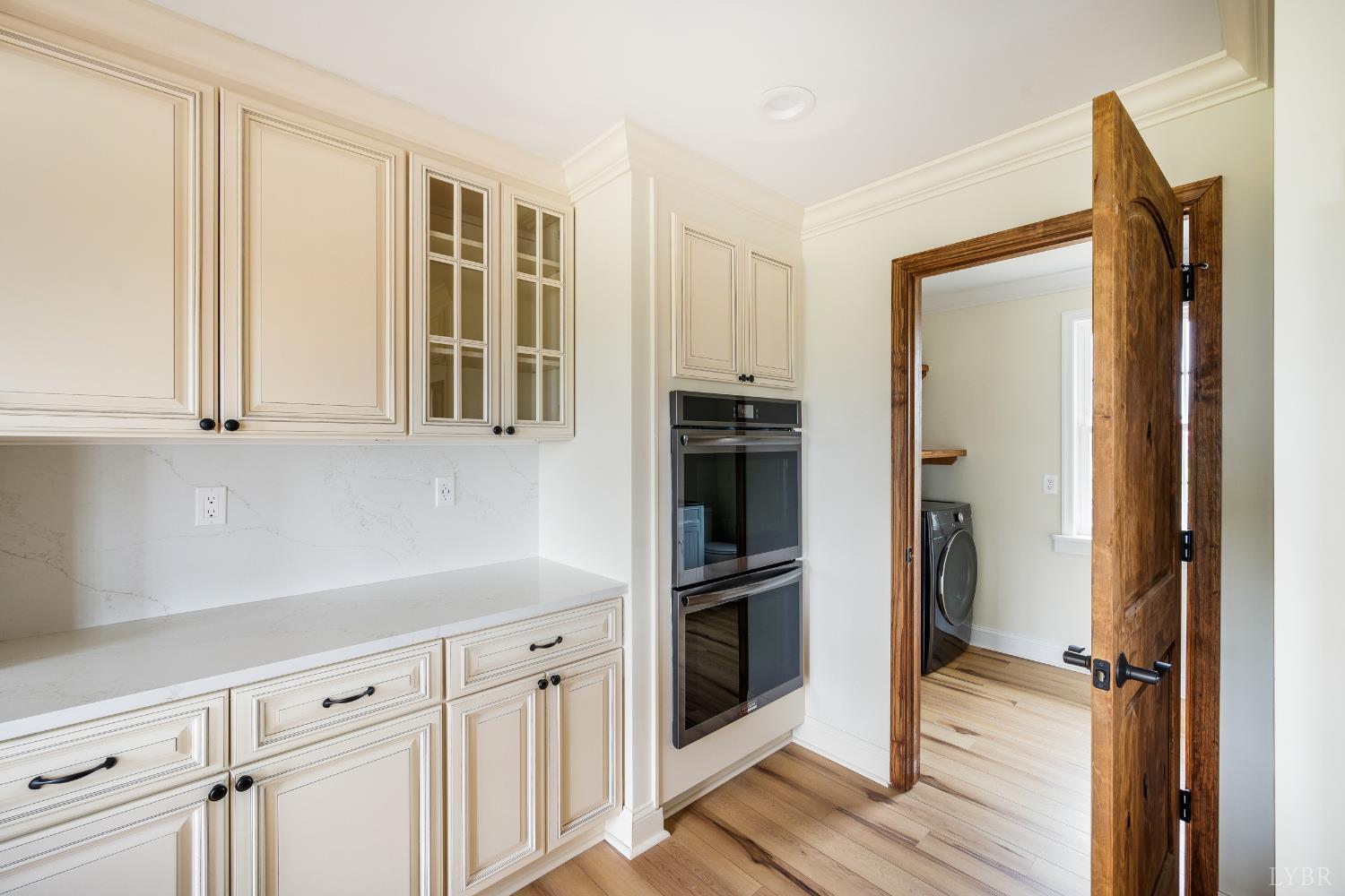 7845 Bear Creek Road Gladys, VA 24554 - Photo 45 of 99 a kitchen with stainless steel appliances a refrigerator and cabinets