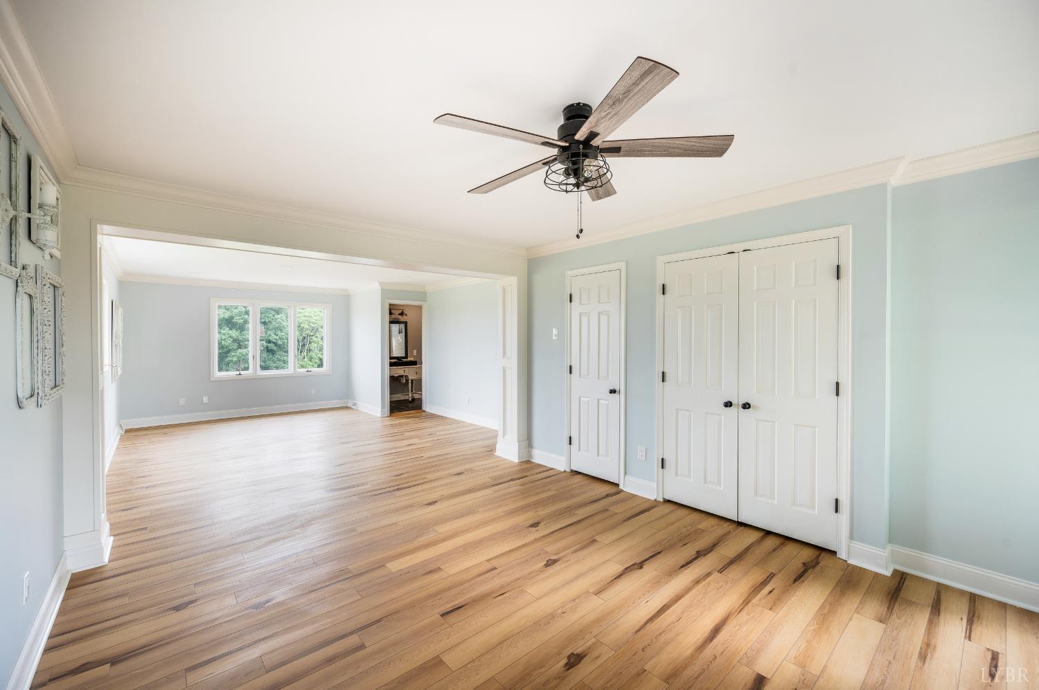 7845 Bear Creek Road Gladys, VA 24554 - Photo 53 of 99 a view of empty room with wooden floor and window