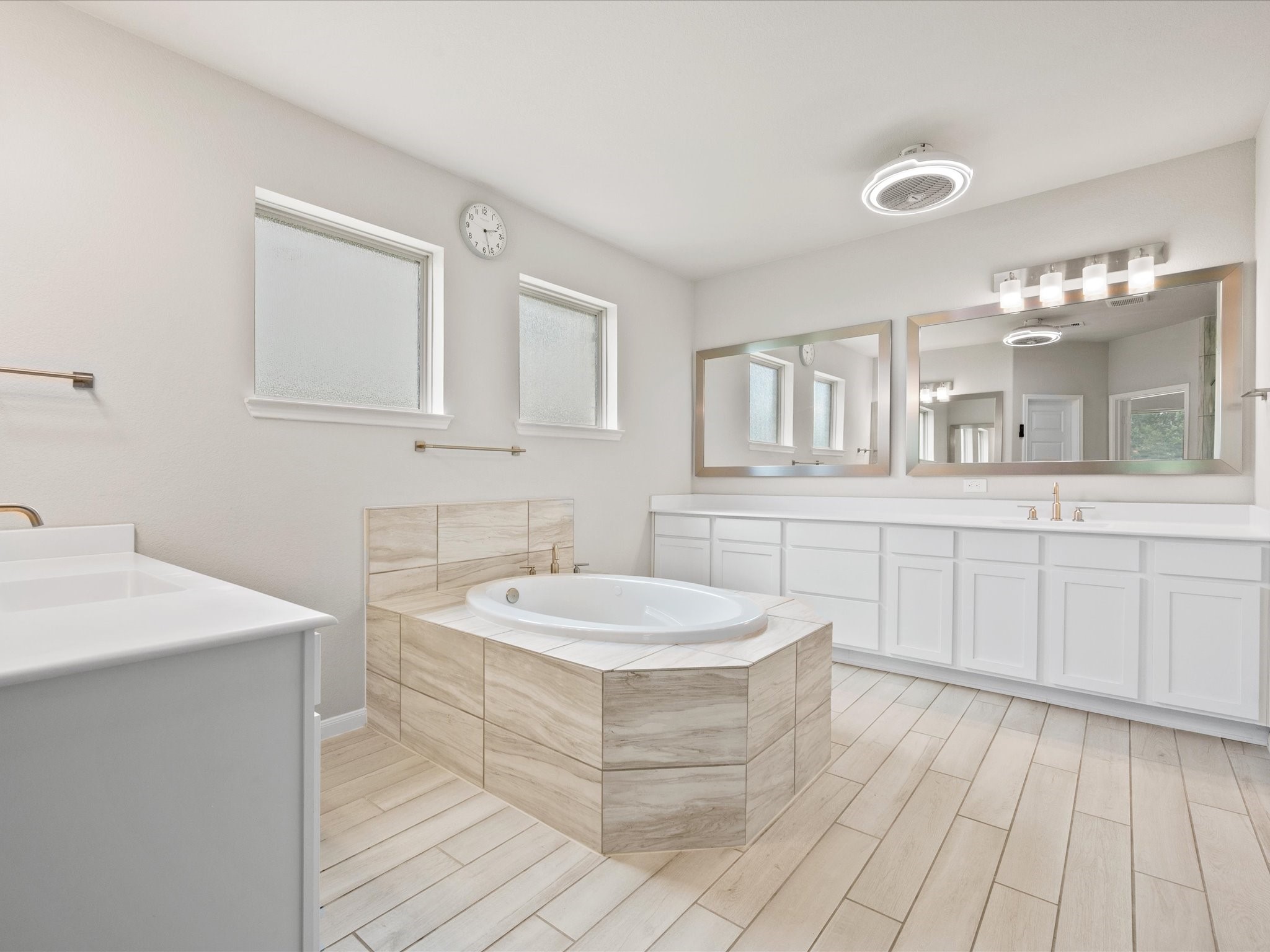 262 Peninsula Point Drive Montgomery, TX 77356 - Photo 15 of 45 a spacious bathroom with a double vanity sink mirror and