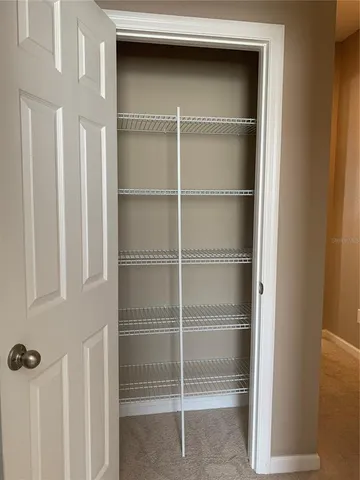 a view of storage and utility room