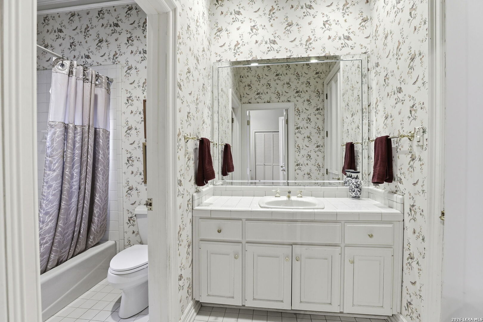 21759 Forest Waters Circle Garden Ridge, TX 78266 - Photo 15 of 30 a bathroom with a sink vanity mirror and toilet