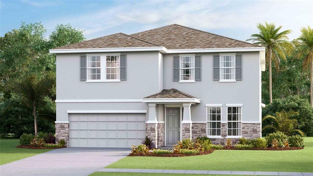 7437 Rome Lane Brooksville, FL 34613 - Photo 1 of 1 a front view of a house with a yard