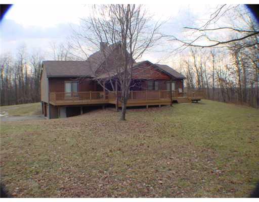 3 Ridgeview Lane Clinton, PA 15026 - Photo 2 of 18 Exterior Back. Wow, 2 decks with a covered porch in between. Cedar Sided on back.