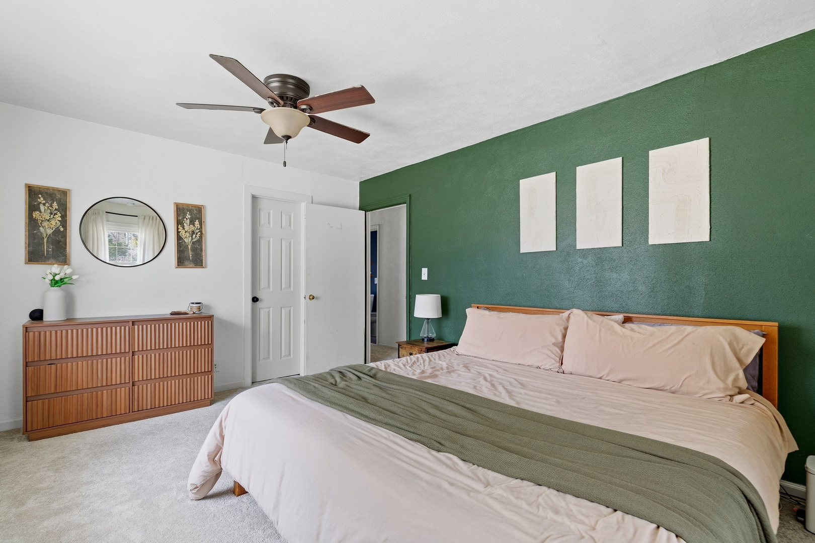 1700 46th Street Moline, IL 61265 - Photo 31 of 45 a bedroom with a bed and cabinets